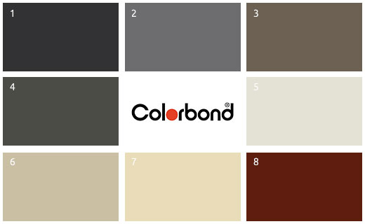 Old Colorbond Colours Chart